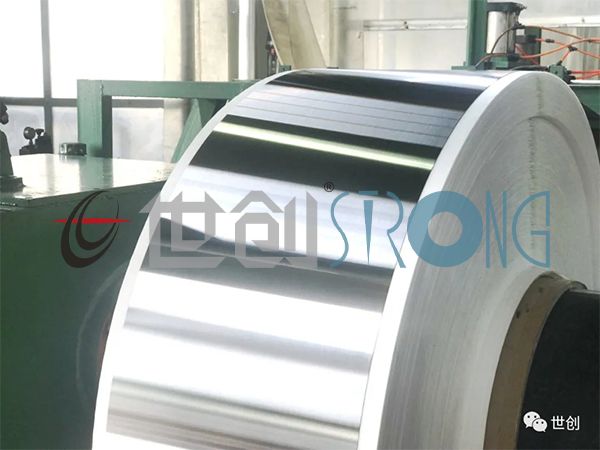 Precision foil "hand torn steel" has broad application prospects，and FOSHAN STRONG METAL assists in the research and development of a wide "hand torn steel" with special performance